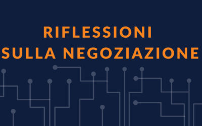 Riflessioni sulla negoziazione